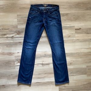 Lucky Sienna Tomboy Jeans, Dark Wash, size 25/0